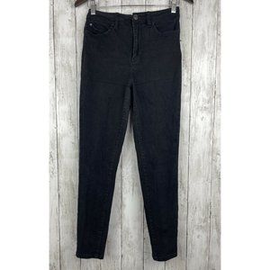 YMI Womens Jeans Sz 11 / 30 Wanna Betta Butt Skinny High Rise Black.